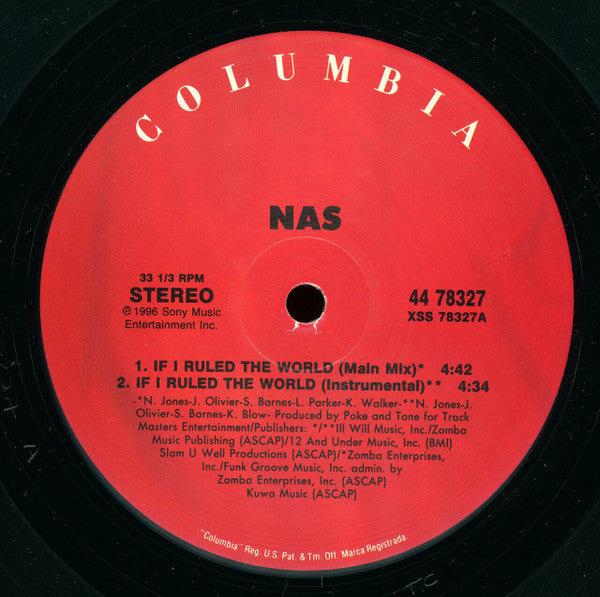 Nas ~ If I Ruled The World (Vinyl) - Djungel & Jazz