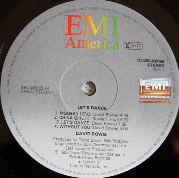 David Bowie ~ Let's Dance (Vinyl) - Djungel & Jazz
