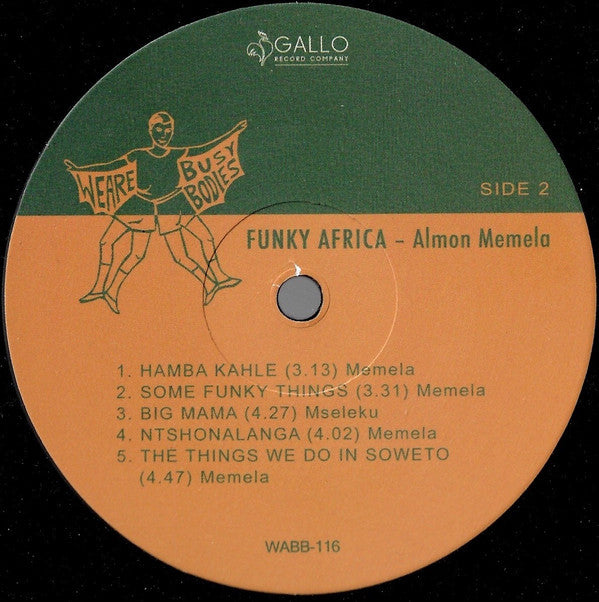 Almon Memela : Funky Africa (LP, Album, RE, RM)