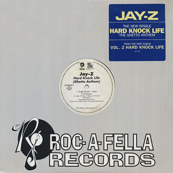 Jay-Z ~ Hard Knock Life (Ghetto Anthem) (Vinyl) - Djungel & Jazz