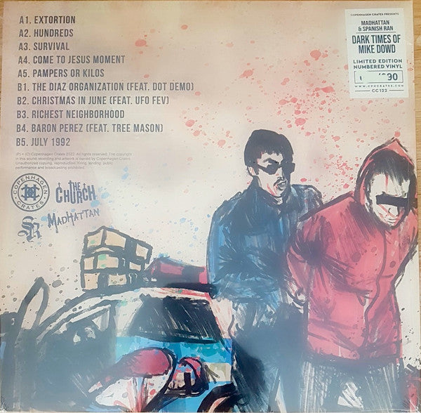 Madhattan x Spanish Ran : Dark Times Of Mike Dowd (LP, Album, Ltd, Num, Hal)