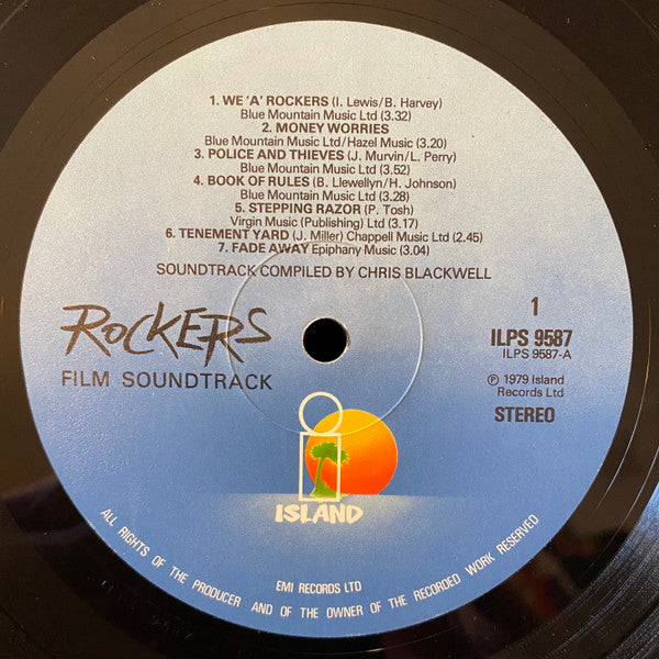 Various : Rockers (Original Soundtrack Recording) (LP, Comp)