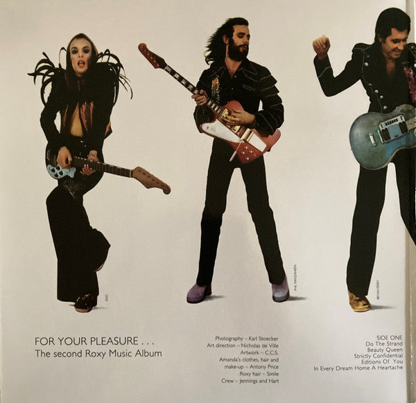Roxy Music : For Your Pleasure (LP, Album, RE, RM, Hal)