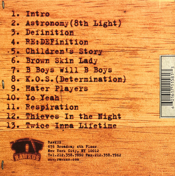 Mos Def & Talib Kweli Are Black Star ~ Mos Def & Talib Kweli Are Black Star (Vinyl) - Djungel & Jazz