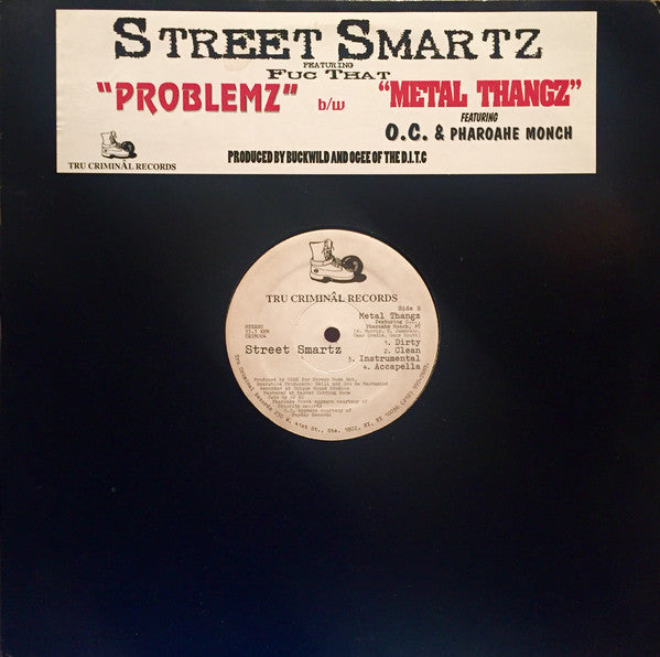 Street Smartz ~ Problemz / Metal Thangz (Vinyl) - Djungel & Jazz