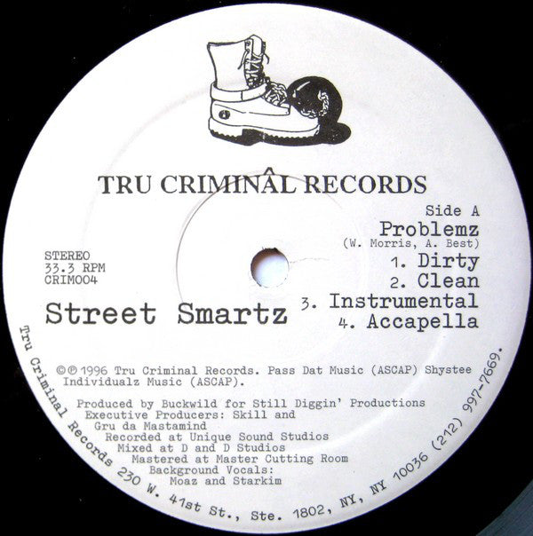 Street Smartz ~ Problemz / Metal Thangz (Vinyl) - Djungel & Jazz