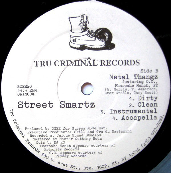 Street Smartz ~ Problemz / Metal Thangz (Vinyl) - Djungel & Jazz