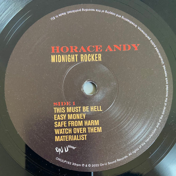 Horace Andy : Midnight Rocker (LP, Album)