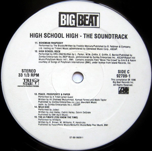 Various ~ High School High - The Soundtrack (Vinyl) - Djungel & Jazz