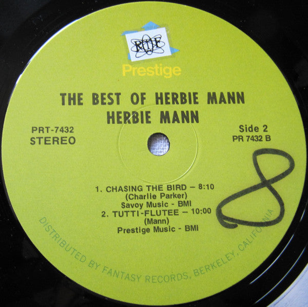 Herbie Mann ~ The Best Of Herbie Mann (Vinyl) - Djungel & Jazz