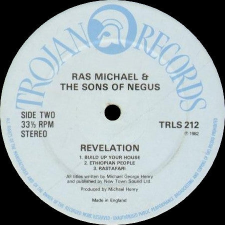 Ras Michael & The Sons Of Negus : Revelation (LP, Album)