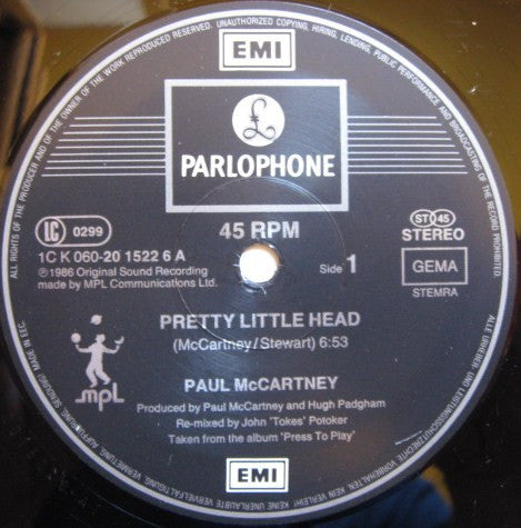 Paul McCartney ~ Pretty Little Head (Vinyl) - Djungel & Jazz