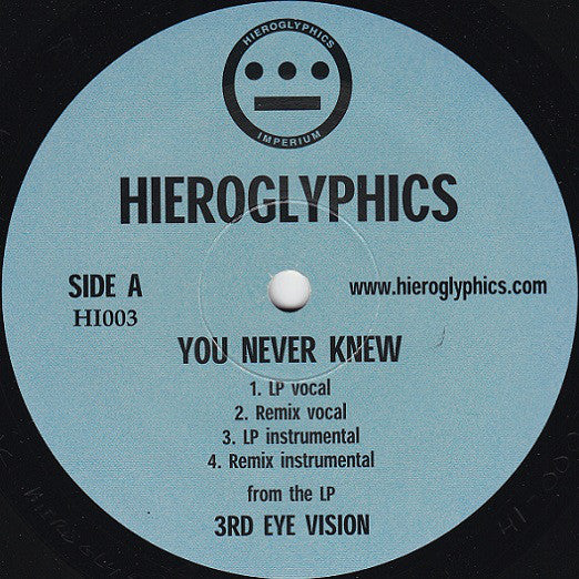 Hieroglyphics ~ You Never Knew (Vinyl) - Djungel & Jazz