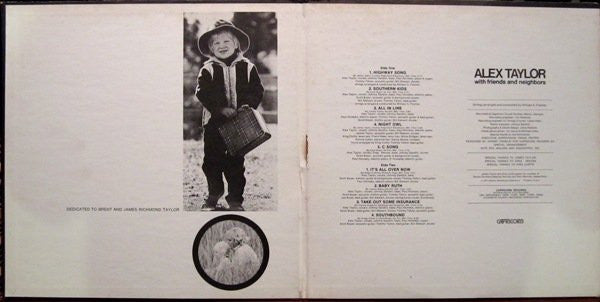 Alex Taylor  ~ With Friends And Neighbors (Vinyl) - Djungel & Jazz