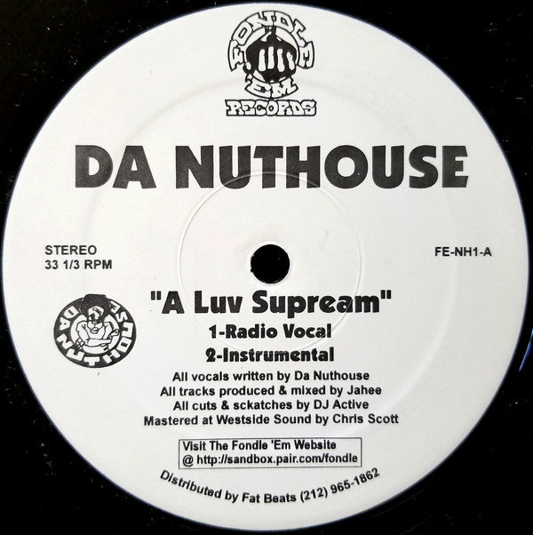Da Nuthouse ~ A Luv Supream (Vinyl) - Djungel & Jazz