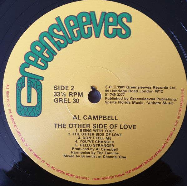 Al Campbell : The Other Side Of Love (LP, Album)