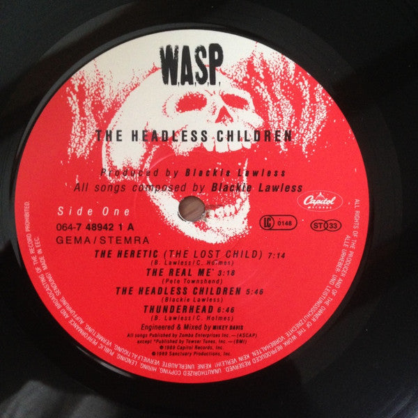 W.A.S.P. : The Headless Children (LP, Album)