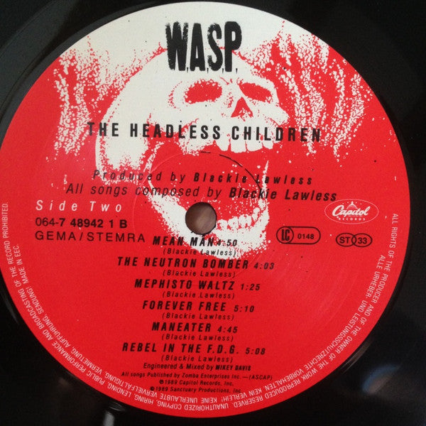 W.A.S.P. : The Headless Children (LP, Album)