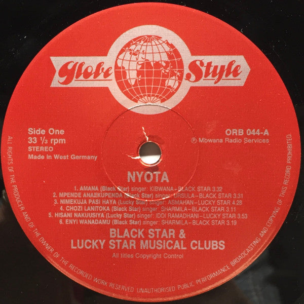 Black Star Music Club & Lucky Star Musical Club ~ Nyota - Classic Taarab Recordings From Tanga (Vinyl) - Djungel & Jazz