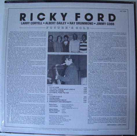 Ricky Ford ~ Future's Gold (Vinyl) - Djungel & Jazz