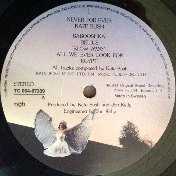 Kate Bush : Never For Ever (LP, Album, Gat)