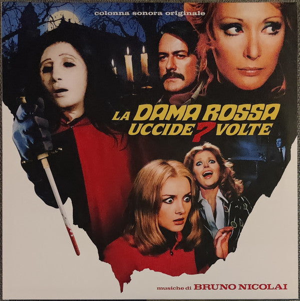 Bruno Nicolai : La Dama Rossa Uccide 7 Volte (Colonna Sonora Originale) (2xLP, Album, RSD, Ltd, RE, RM, S/Edition, Red)