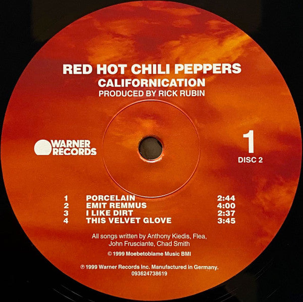 Red Hot Chili Peppers ~ Californication (Vinyl) - Djungel & Jazz