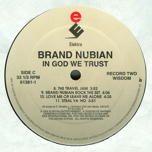 Brand Nubian ~ In God We Trust (Vinyl) - Djungel & Jazz
