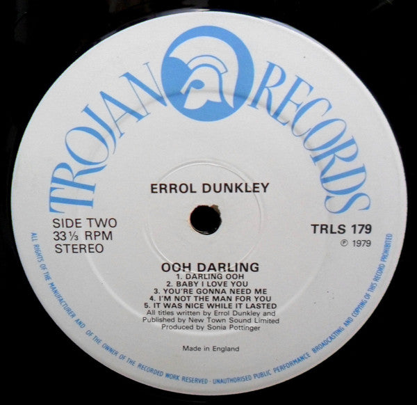 Errol Dunkley : Darling Ooh! (LP, Album, RE)