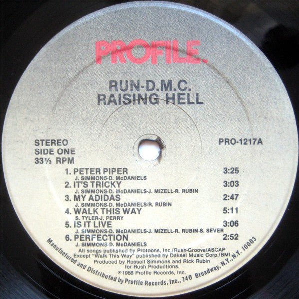 Run DMC ~ Raising Hell (Vinyl) - Djungel & Jazz
