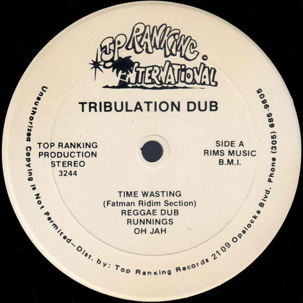 Fatman Riddim Section : Tribulation Dub (LP, Album)