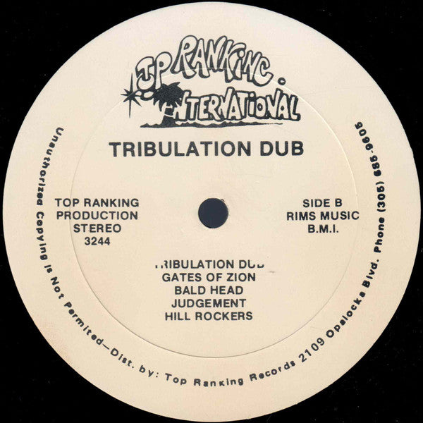 Fatman Riddim Section : Tribulation Dub (LP, Album)
