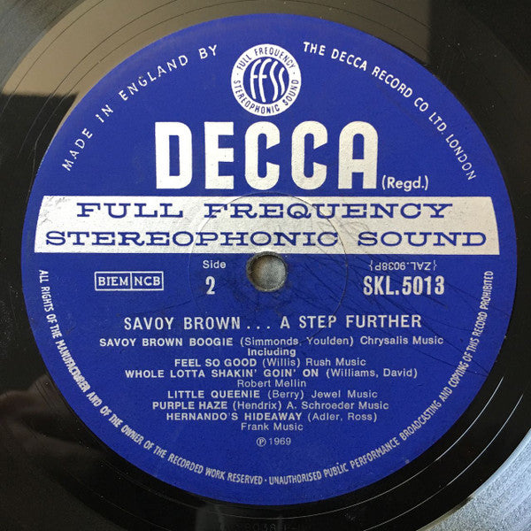 Savoy Brown ~ A Step Further (Vinyl) - Djungel & Jazz