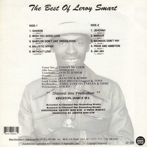 Leroy Smart : The Best Of (LP, Comp, RE)