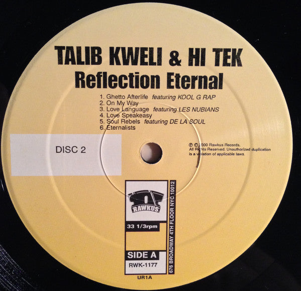 Talib Kweli & Hi-Tek : Reflection Eternal : Train Of Thought (2xLP, Album)