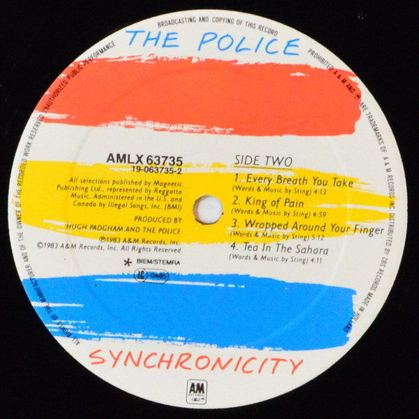 The Police ~ Synchronicity (Vinyl) - Djungel & Jazz