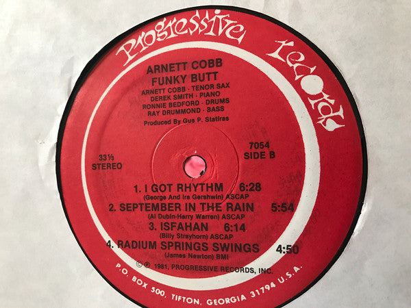 Arnett Cobb ~ Funky Butt (Vinyl) - Djungel & Jazz