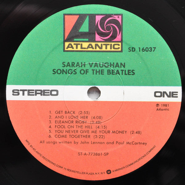 Sarah Vaughan ~ Songs Of The Beatles (Vinyl) - Djungel & Jazz