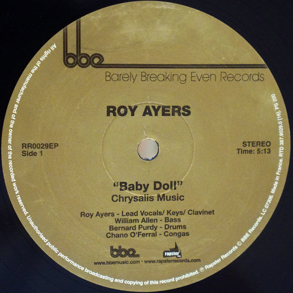Roy Ayers : Baby Doll (12", Maxi)