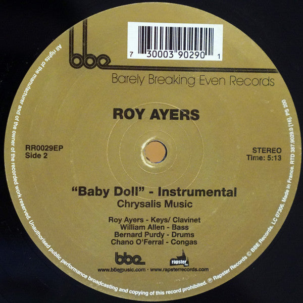 Roy Ayers : Baby Doll (12", Maxi)