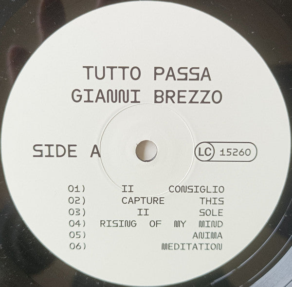 Gianni Brezzo : Tutto Passa (LP)