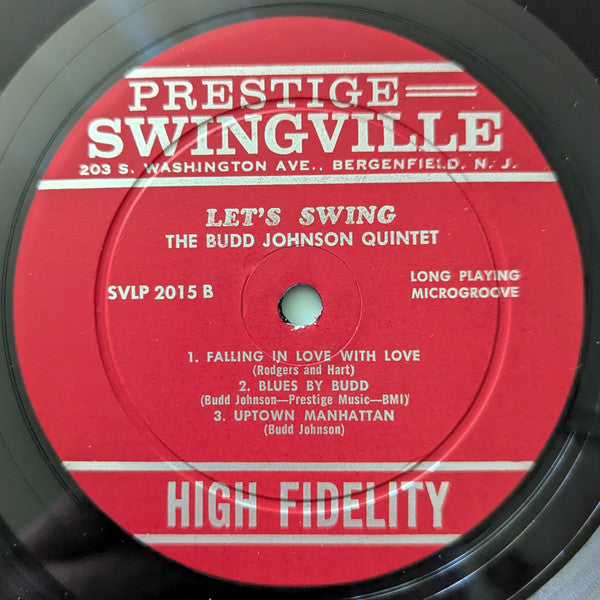 The Budd Johnson Quintet : Let's Swing (LP, Album, Mono, Dee)