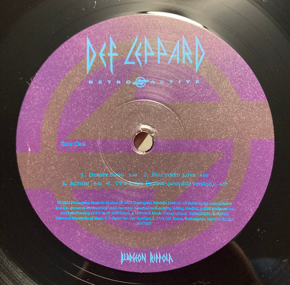 Def Leppard ~ Retro Active (Vinyl) - Djungel & Jazz