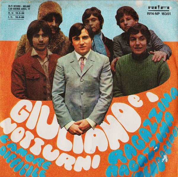 Giuliano E I Notturni ~ Ragazzina Ragazzina = Mendocino (Vinyl) - Djungel & Jazz