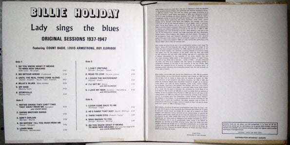 Billie Holiday ~ Lady Sings The Blues - Original Sessions 1937-1947 (Vinyl) - Djungel & Jazz