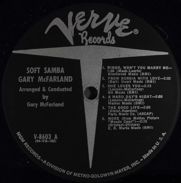 Gary McFarland ~ Soft Samba (Vinyl) - Djungel & Jazz