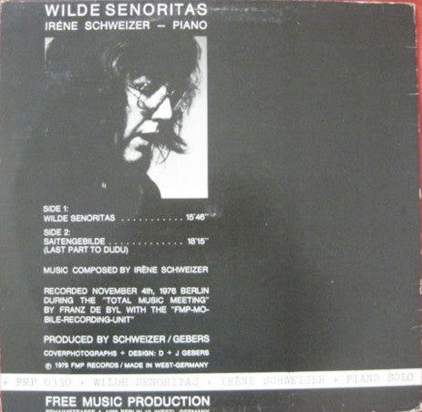 Irene Schweizer ~ Wilde Señoritas (Vinyl) - Djungel & Jazz