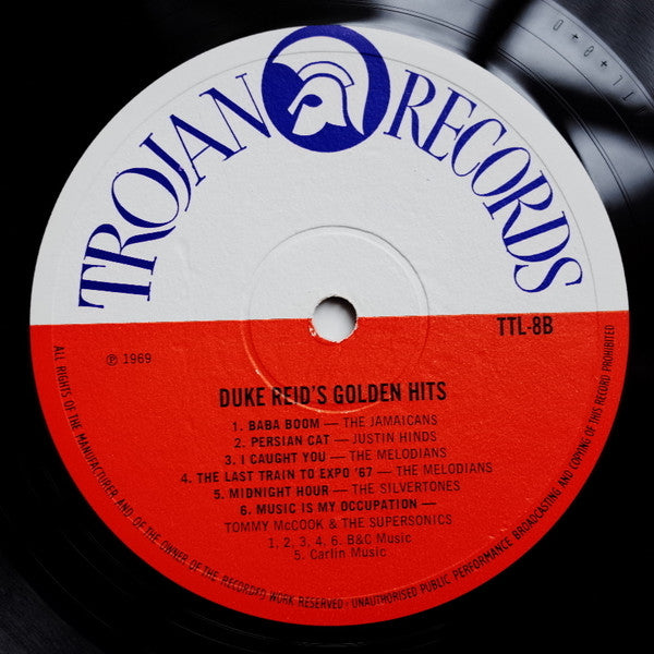 Various : Duke Reid's Golden Hits (LP, Album, Comp, Mono)