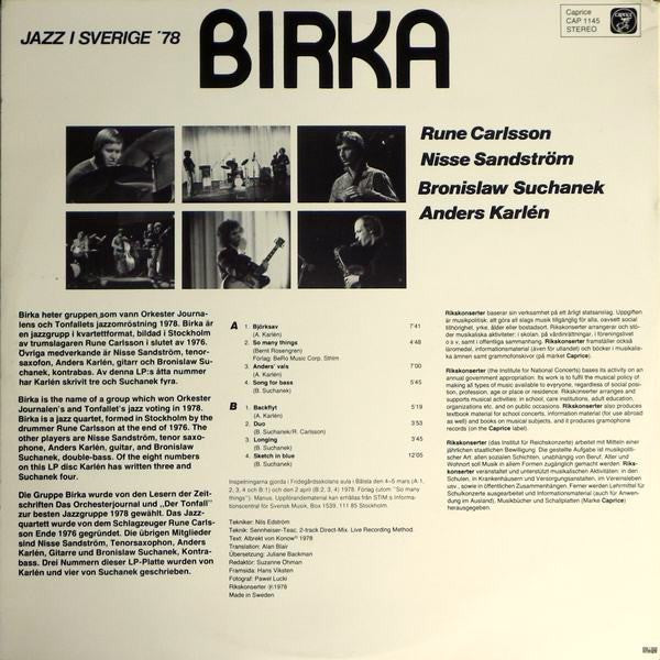 Birka ~ Birka (Vinyl) - Djungel & Jazz