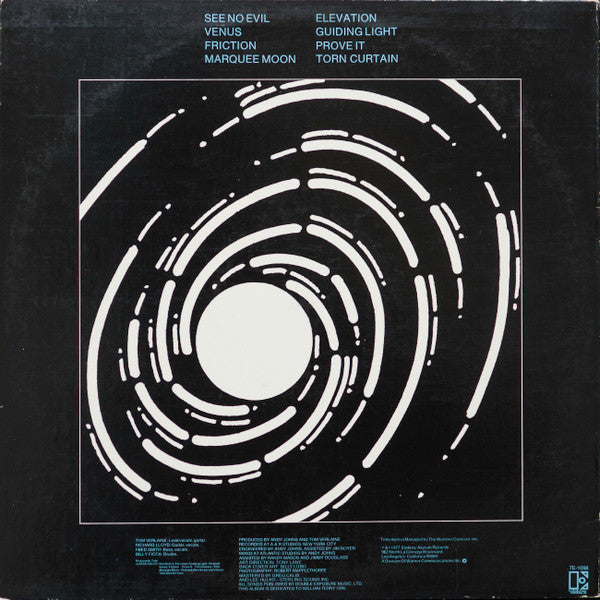 Television : Marquee Moon (LP, Album, SP )